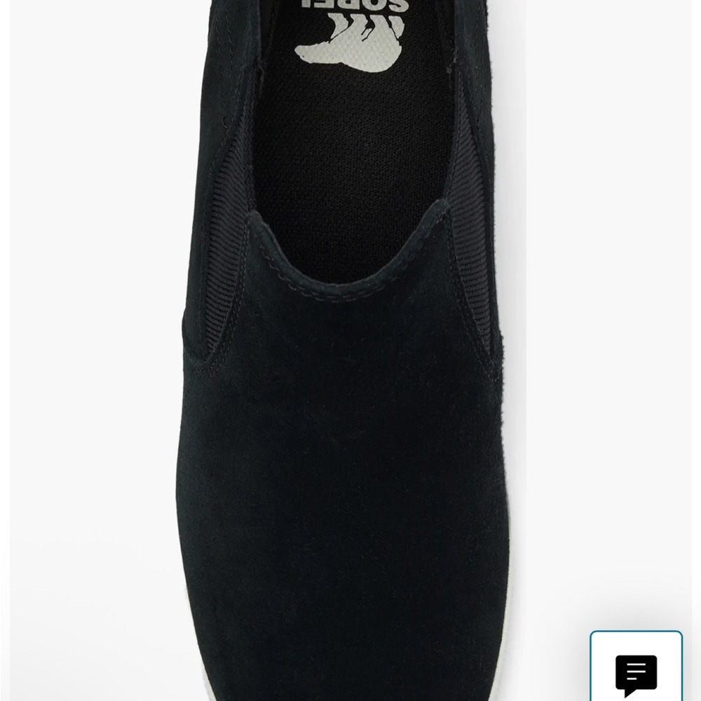 New Sorel Out N About Slip-On Wedge Shoe II Black Boots - Picture 3 of 14